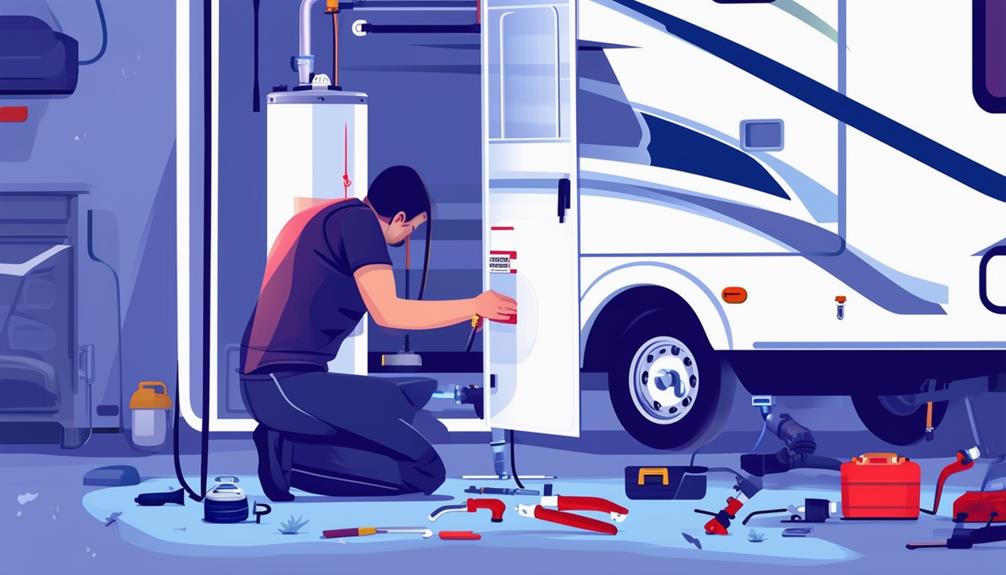 rv water heater care